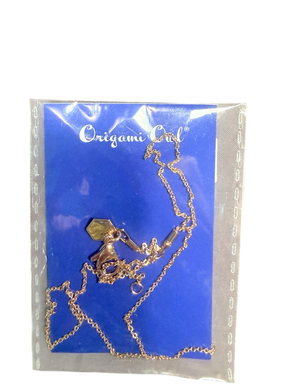 NWT Origami Owl Rose Gold Cable Chain Necklace 16-18”